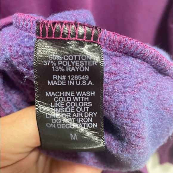 Aviator Nation NWT Crewneck Sweatshirt in Purple - Sz Small 🌈 - Picture 5 of 7